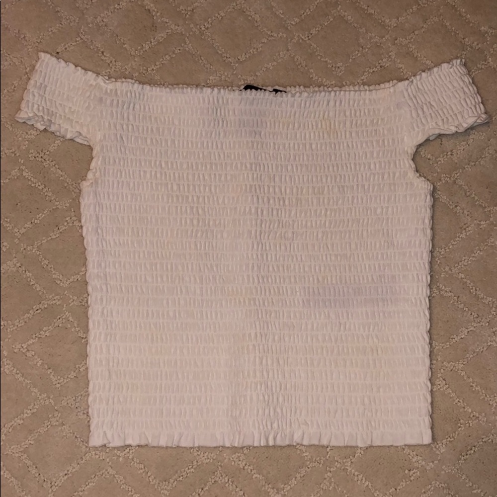 White cropped top (Forever21)